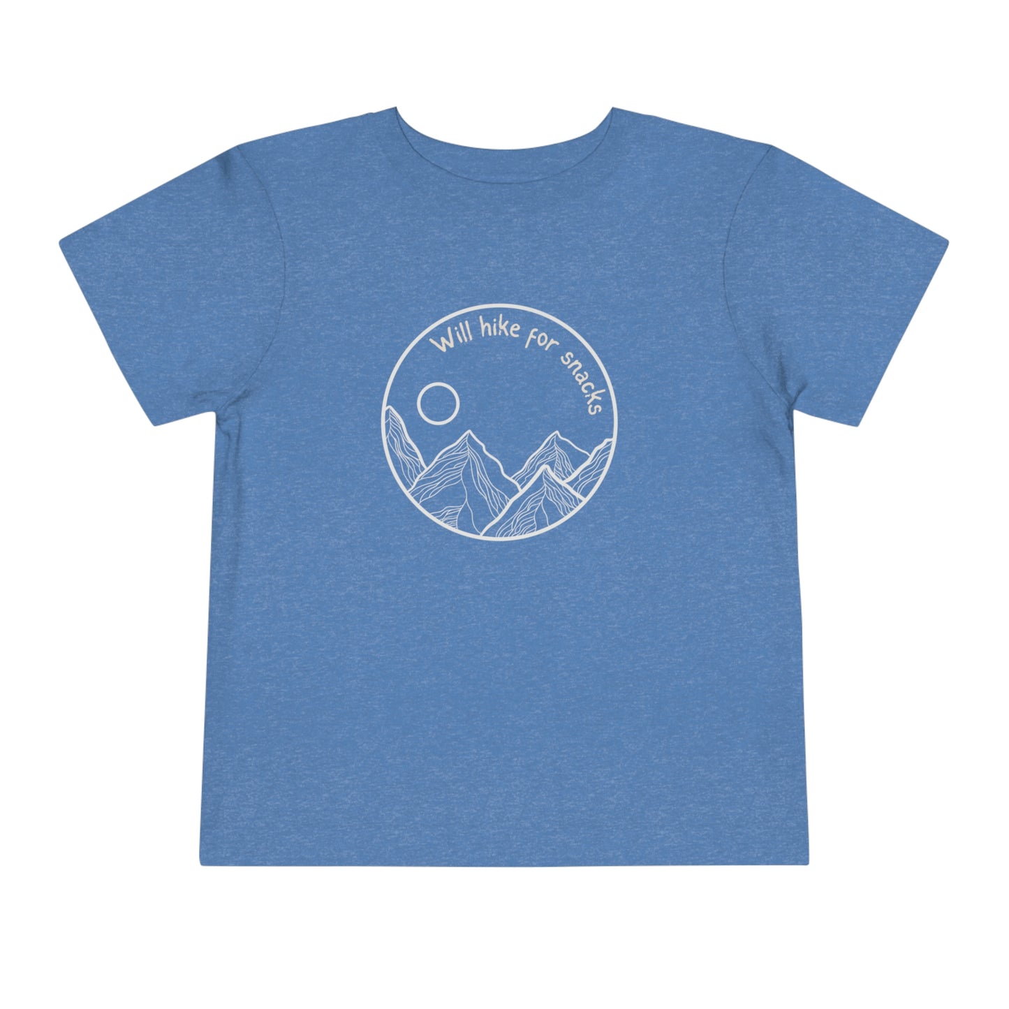 Will hike for snacks toddler's t-shirt