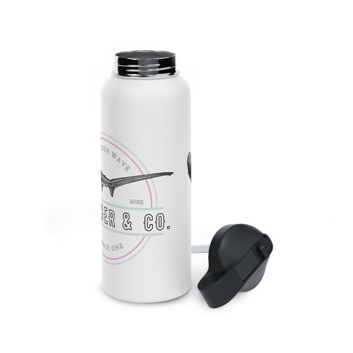 Stainless Steel Water Bottle, BPA Free (Pink)