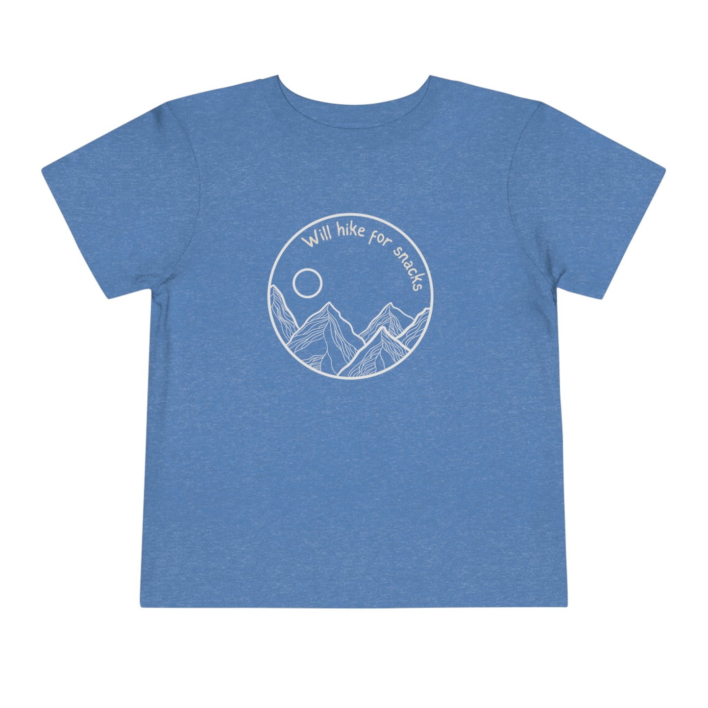 Will hike for snacks toddler's t-shirt