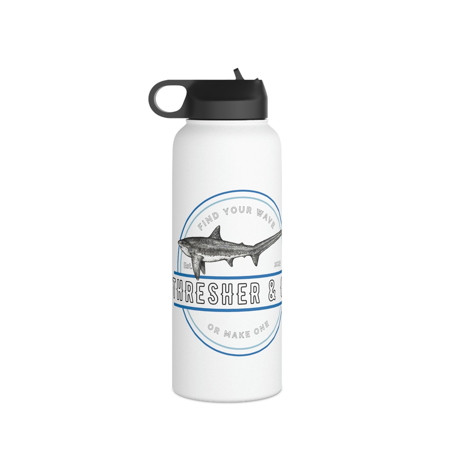 Stainless Steel Water Bottle, Standard Lid - Thresher & Co.