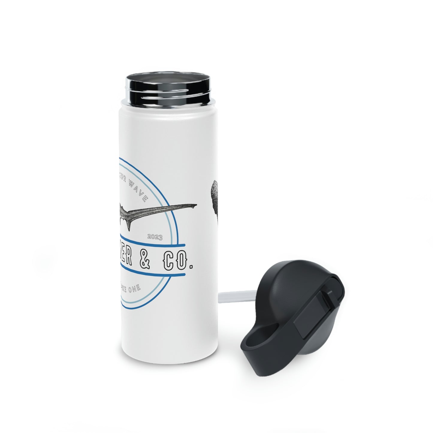 Stainless Steel Water Bottle, Standard Lid - Thresher & Co.