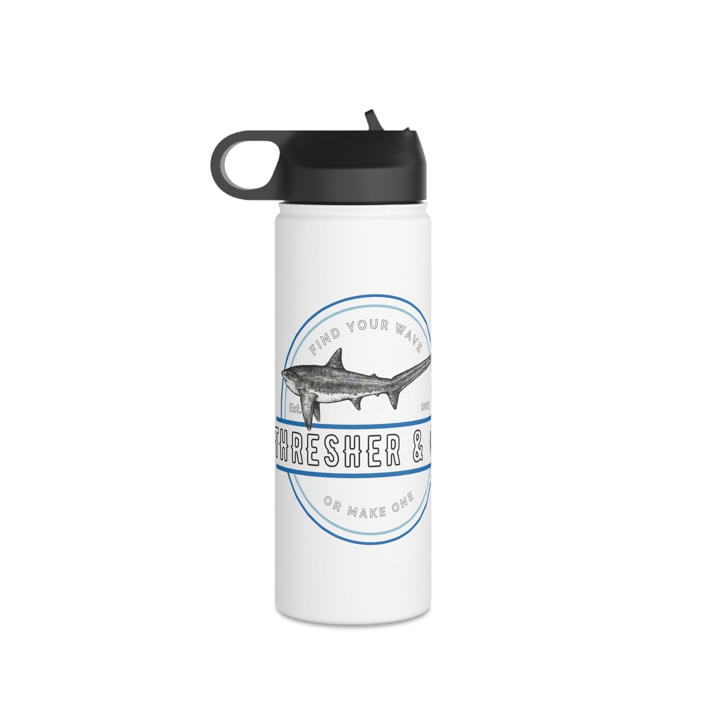 Stainless Steel Water Bottle, Standard Lid - Thresher & Co.