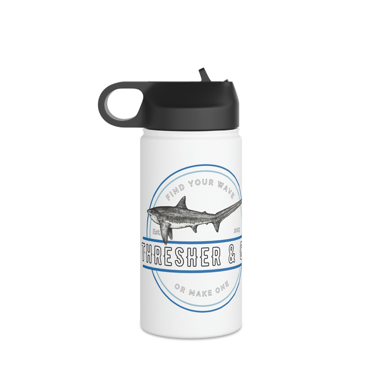 Stainless Steel Water Bottle, Standard Lid - Thresher & Co.